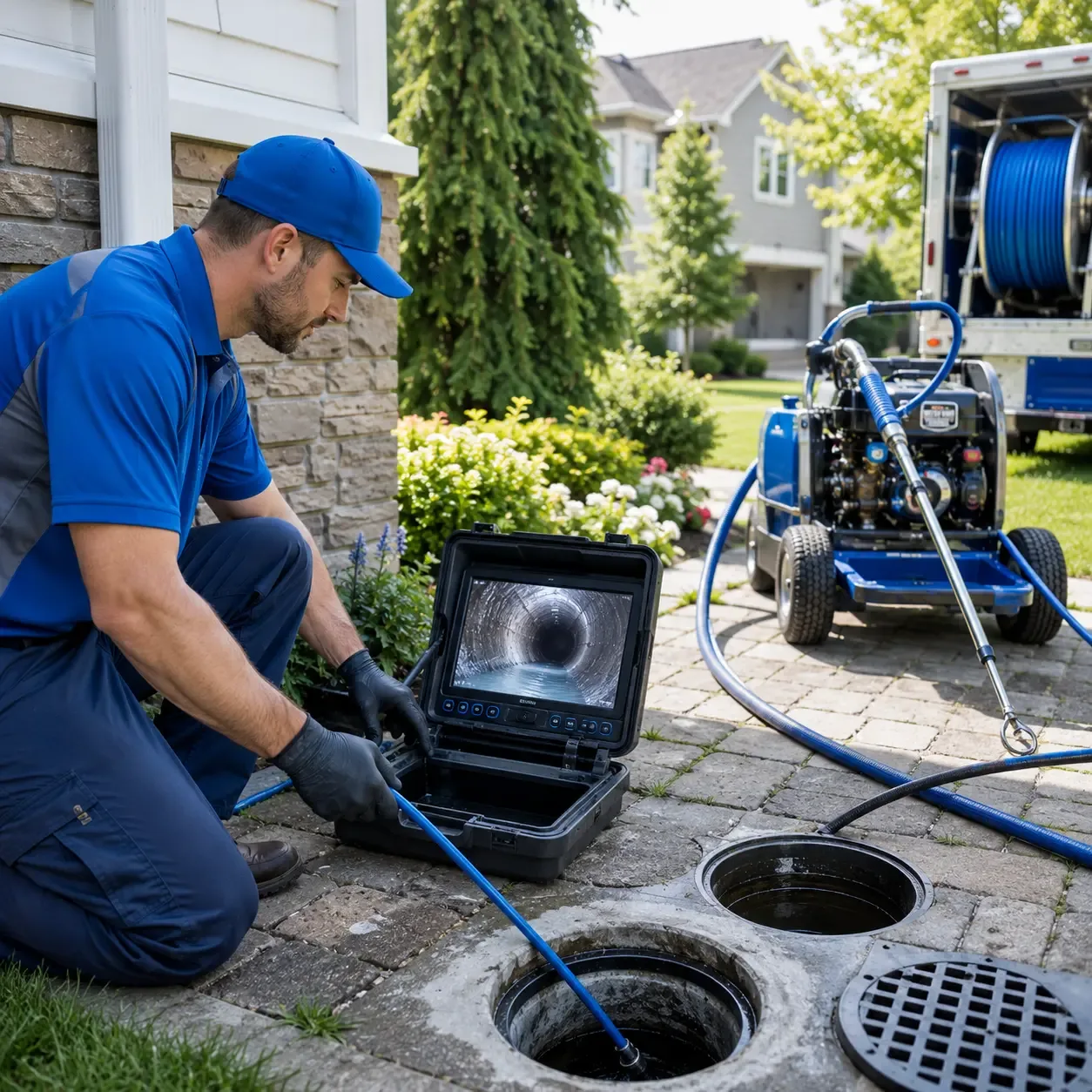 Outdoor drain cleaning professionals serving La Porte, IN